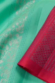 Blue Handloom Kanjivaram Soft Silk Saree