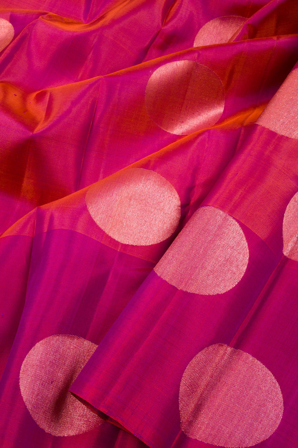 Deep Pink Kanjivaram Soft Silk Saree -Avishya