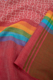 Multi Colour Handloom Dhaniakhali Cotton Saree 10063799