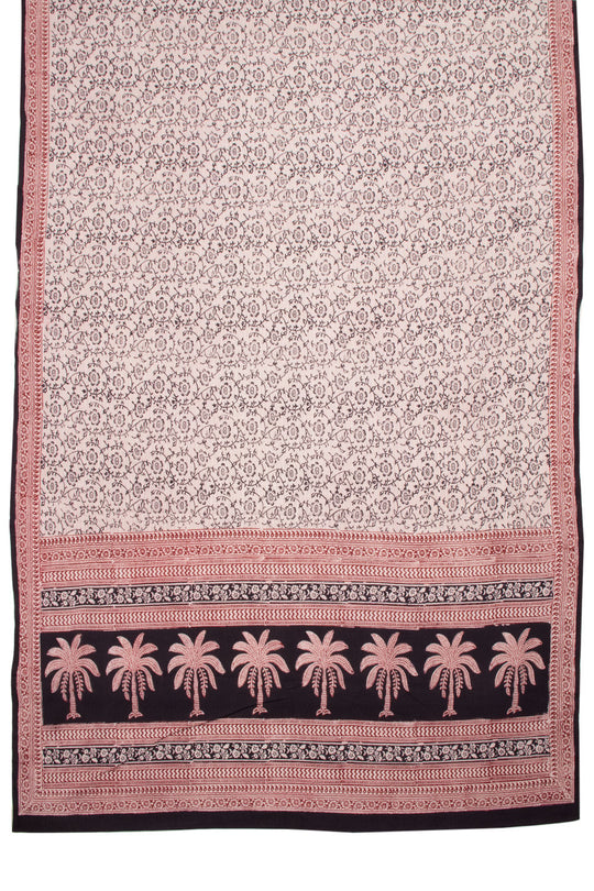 Black - Bagh Block Print Natural Dyed Cotton Salwar 03