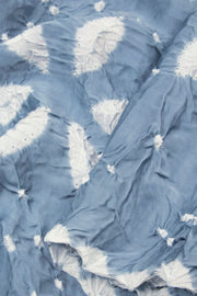 Grey Handwoven Bandhani Modal Saree - Avishya