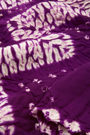 Violet Handwoven Bandhani Modal Saree 10063907