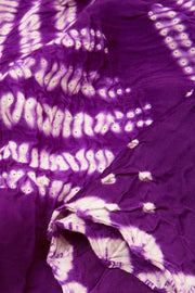 Violet Handwoven Bandhani Modal Saree 10063908