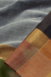 Grey Negamam Cotton Saree- Avishya