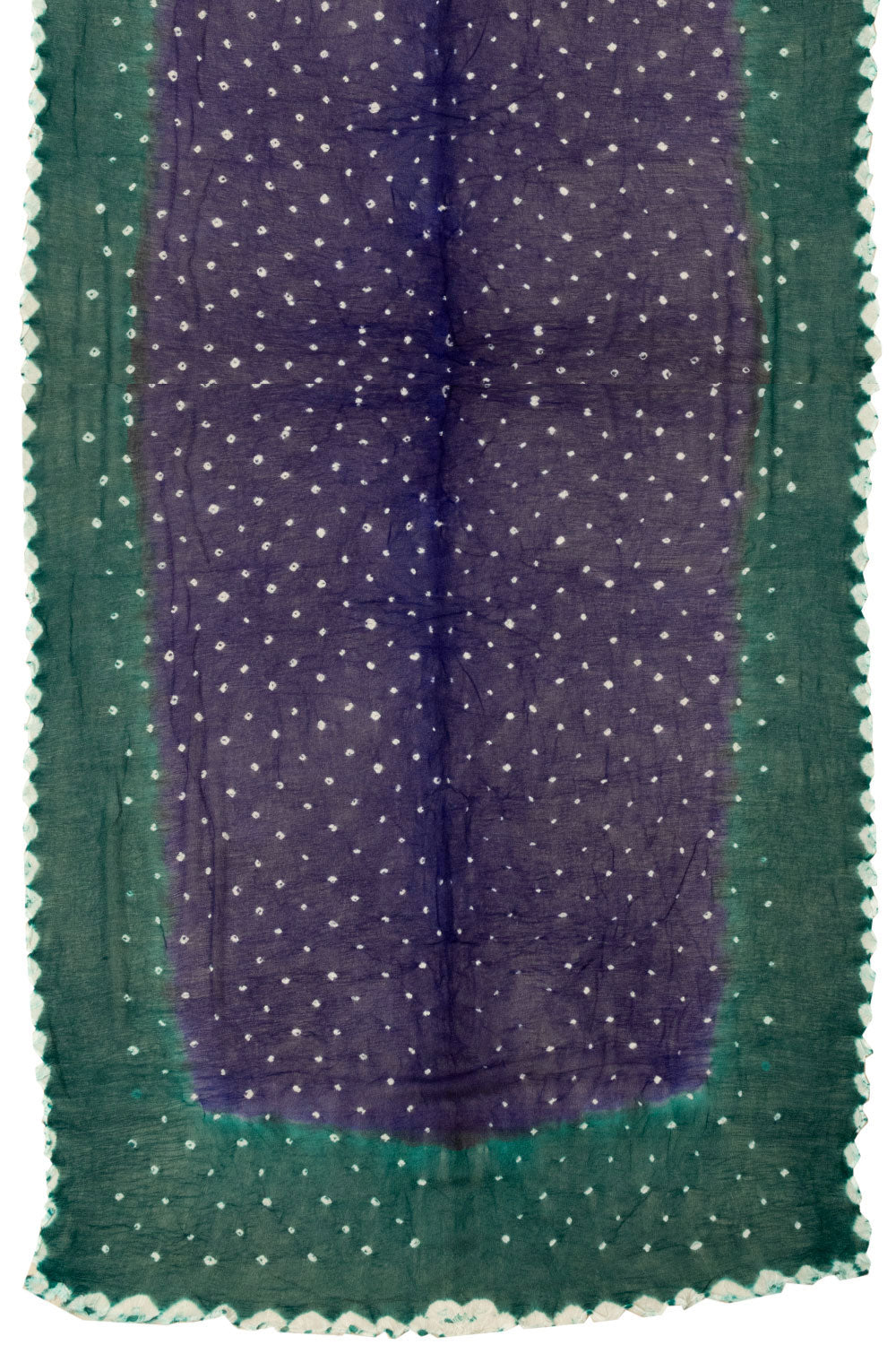 Blue Bandhani Cotton 3-Piece Salwar Suit Material - Avishya