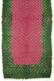 Green Bandhani Cotton 3-Piece Salwar Suit Material - Avishya