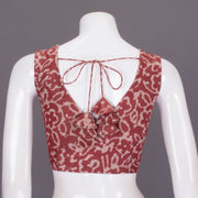 Rosewood Pink Tussar Silk Blouse 10064277