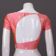 Orange Banarasi Silk Blouse - Avishya