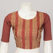 Maroon Zari Sequin Embroidered Tussar Silk Blouse - Avishya