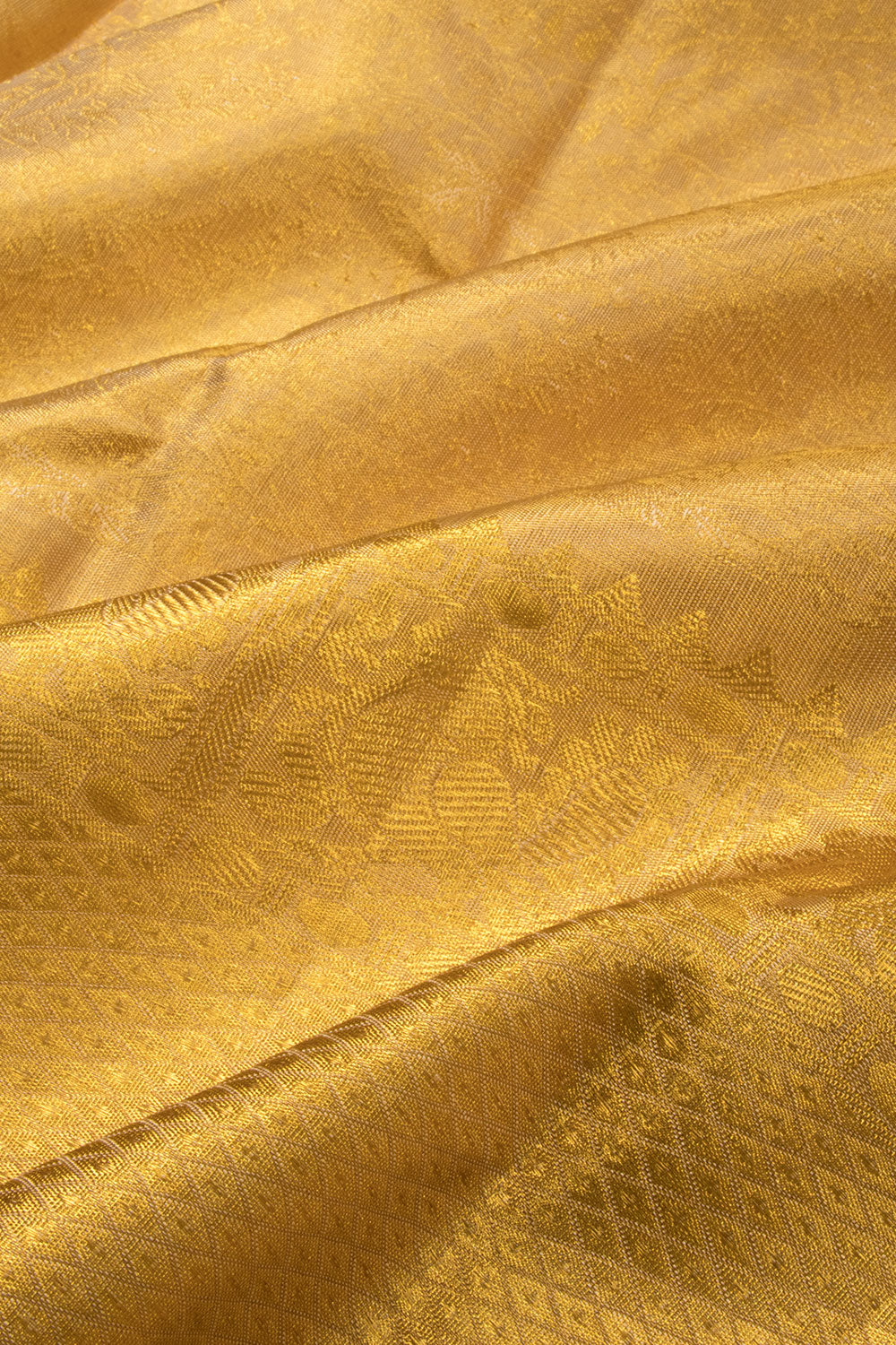Gold Bridal Kanjivaram Silk Saree - Avishya