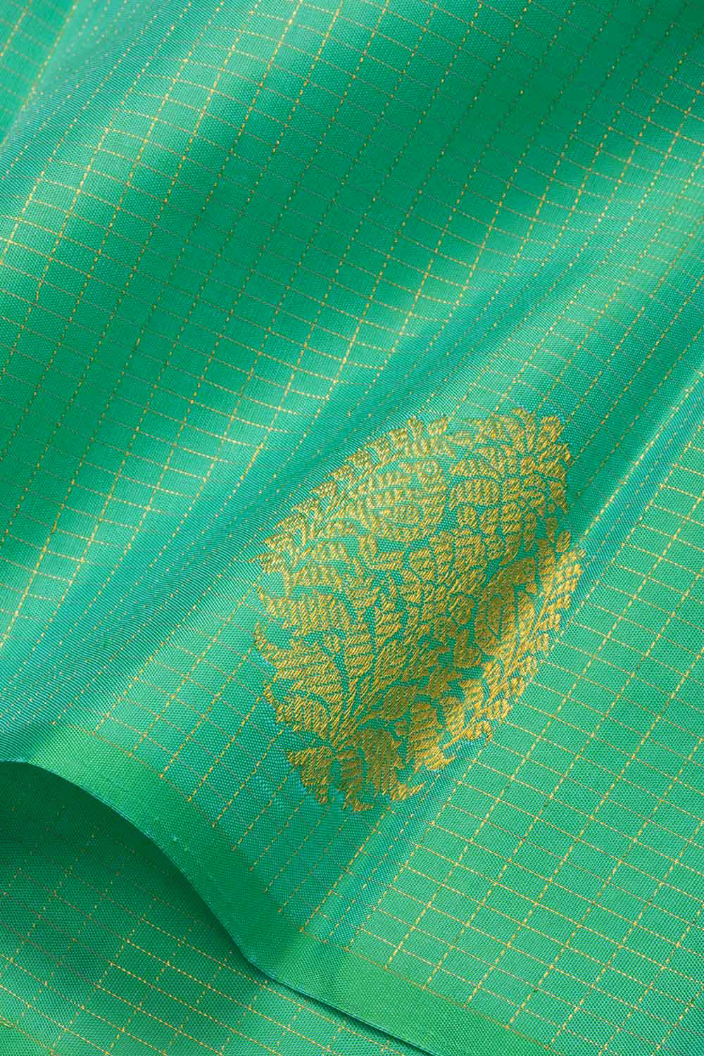 Blue Handloom Kanjivaram Silk Saree 10065053