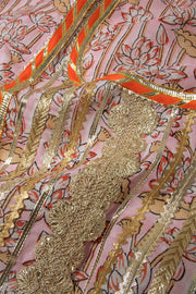 Gotapatti Embroidered Cotton 3-Piece Salwar Suit Material - Avishya