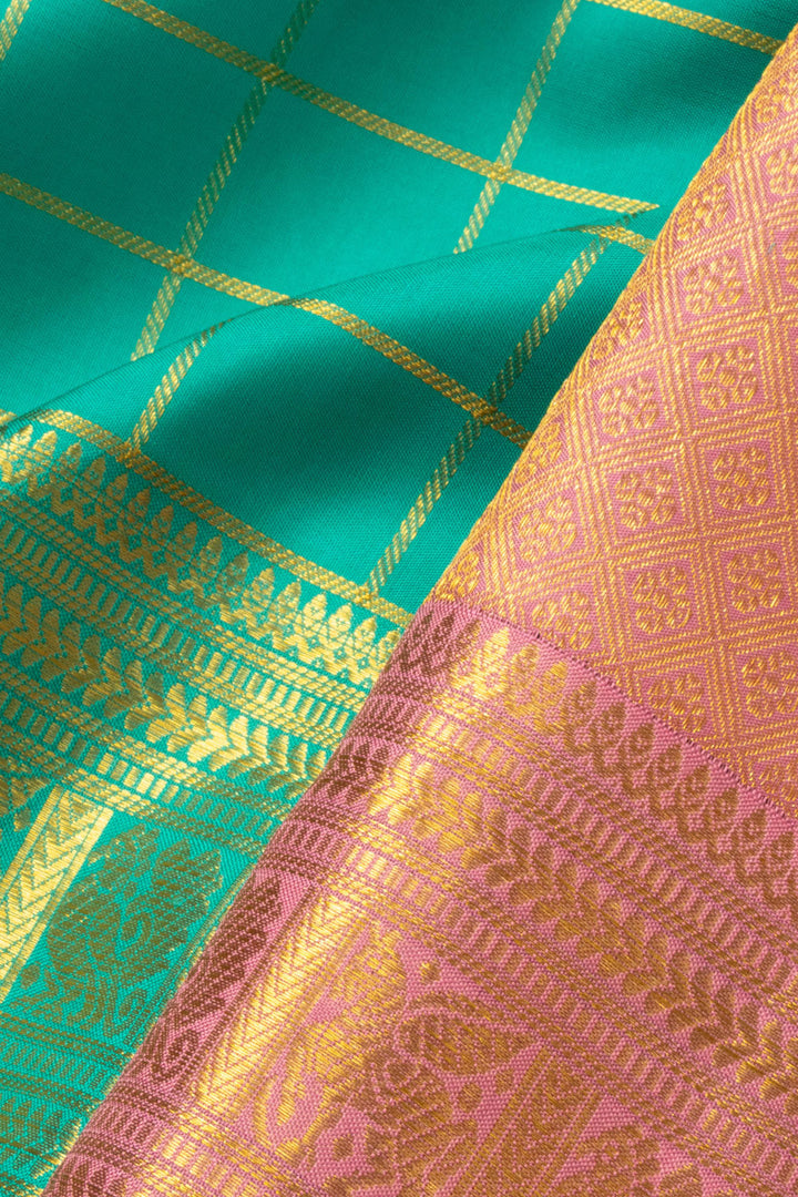 Blue Handloom  Kanjivaram Silk Saree - Avishya