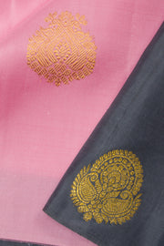 Pink Handloom Kanjivaram Silk Saree - Avishya