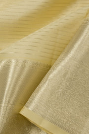  Beige Handloom Kanjivaram Silk Saree - Avishya