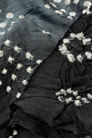 Grey Handwoven Bandhani Modal Saree  - Avishya