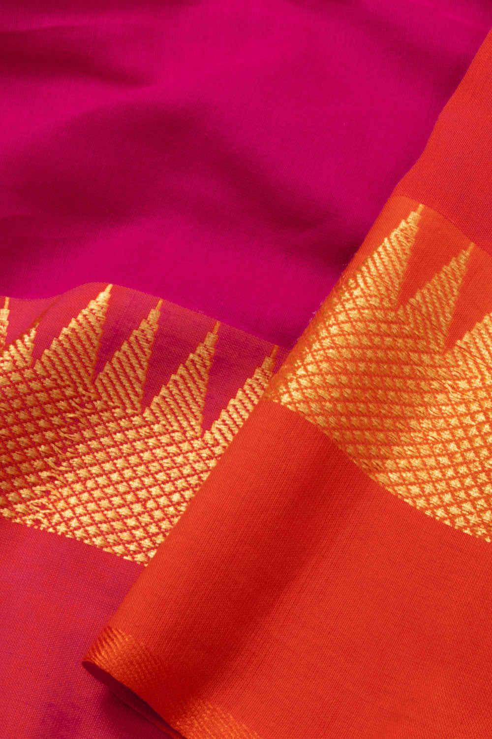 Pink Handloom Dhaniakhali Bengal Cotton Saree - Avishya