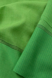Green Handloom Khadi Bengal Cotton Saree - Avishya