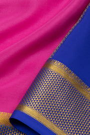 Pink Mysore Crepe Silk Saree - Avishya