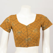 Yellow Hand Block Printed Cotton Blouse - Avishya