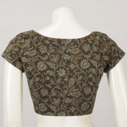 Brown Hand Block Printed Cotton Blouse - Avishya