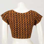 Brown Batik Cotton Blouse - Avishya