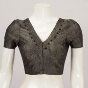 Dark Grey Georgette Blouse - Avishya