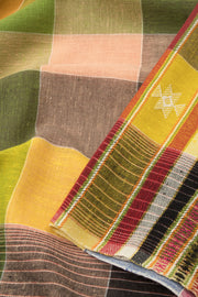 Multicolor Handloom Bhujodi Kala Cotton Saree - Avishya