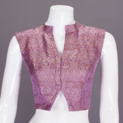 Violet Handcrafted Banarasi Silk Blouse - Avishya