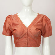 Mauve Pink Handcrafted Chiffon Blouse - Avishya