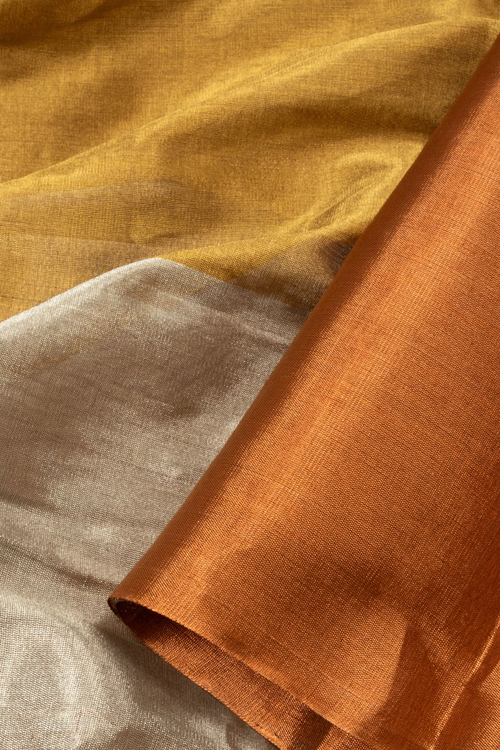 Multicolor Handwoven Chanderi Tissue Saree - Avishya