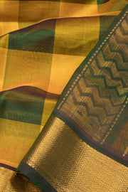 Palum Pazhamum Handloom Kanchi Silk Cotton Saree-Avishya