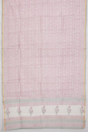 Beige Vanaspathi Printed Silk Cotton 3-Piece Salwar Suit Material - Avishya