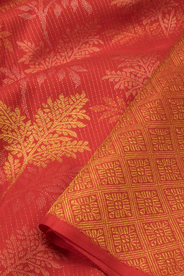 Red Bridal Handloom Kanjivaram Silk Saree  - Avishya