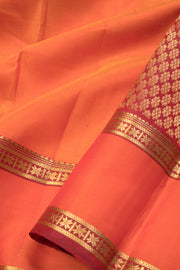 Neon Orange Kanjivaram Silk Saree - Avishya
