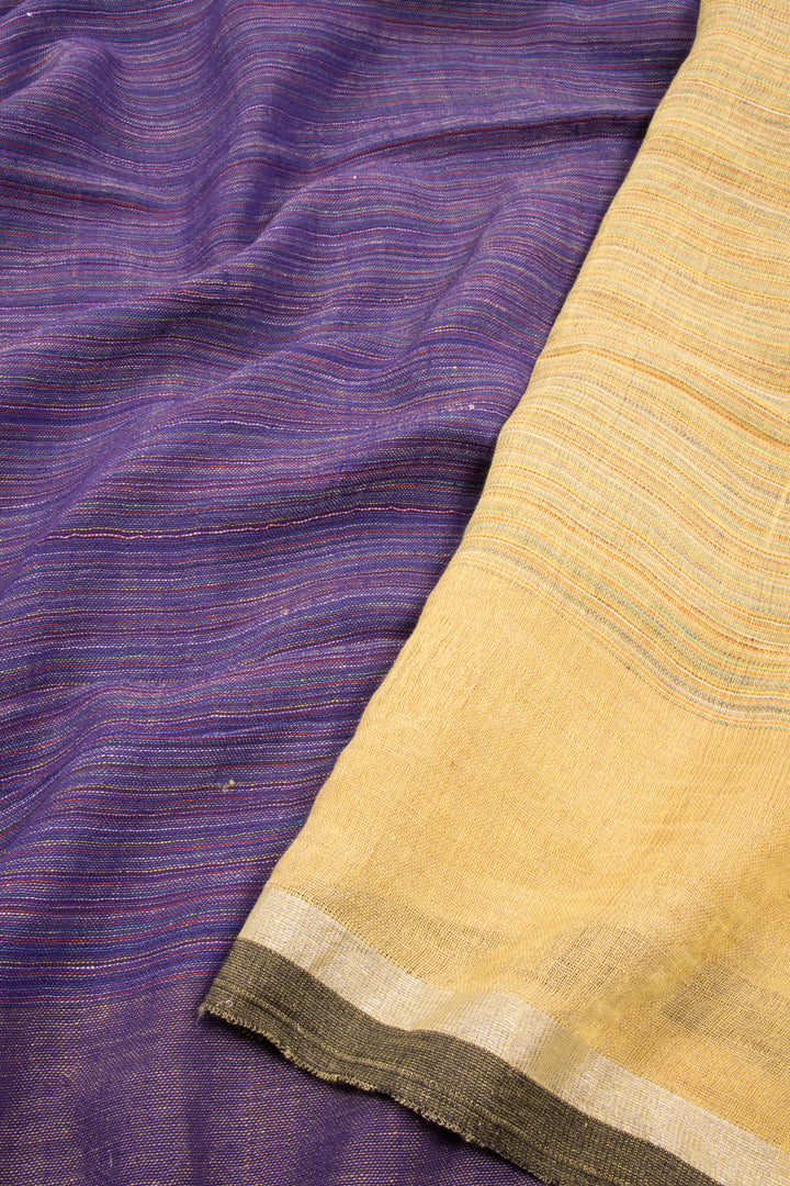 Purple Bengal Cotton Saree 10067716