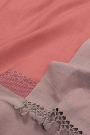 Peach Bengal Cotton Saree - Avishya