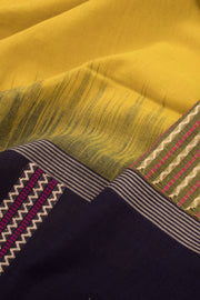 Yellow Bengal Cotton Saree - Avishya