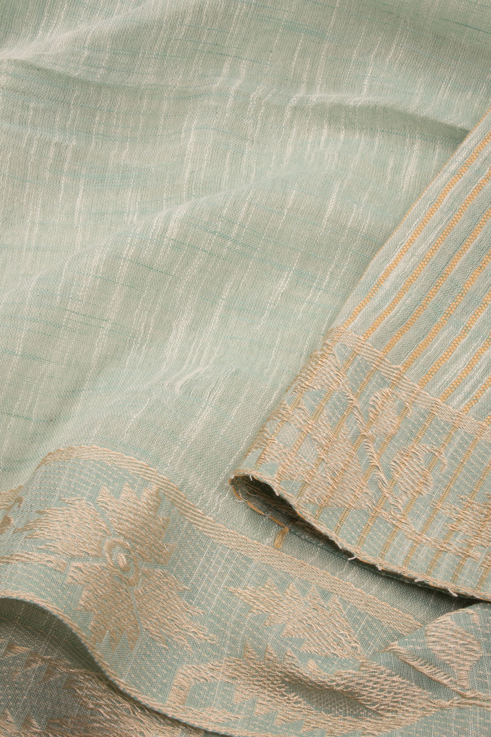 Grey Bengal Cotton Saree - Avishya