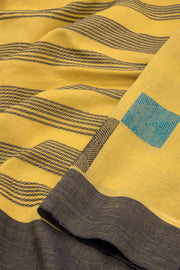 yellow Bengal Cotton Saree - Avishya