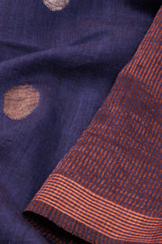 Blue Bengal Cotton Saree - Avishya