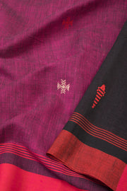 Purple Bengal Cotton Saree - Avishya