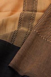 Brown Bengal Cotton Saree - Avishya