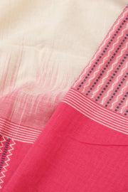 Beige Bengal Cotton Saree - Avishya