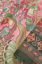 Printed Malai Cotton Kalamkari Saree - Avishya