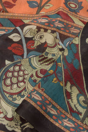 Printed Malai Cotton Kalamkari Saree - Avishya