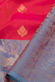 Red Kanjivaram Soft Silk Saree - Avishya