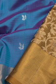 Blue Kanjivaram Soft Silk Saree - Avishya
