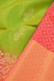 Green Kanjivaram Soft Silk Saree - Avishya