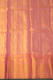 Yellow Kanjivaram Pattu Pavadai Material -Avishya